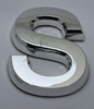 Apartment Number Sign/Mailbox Number Sign, Door Number Sign. Letter S