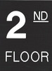 Floor number Sign -Two