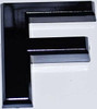 Apartment Number Sign/Mailbox Number Sign, Door Number Sign. Letter F