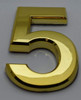 Apartment Number Sign/Mailbox Number Sign, Door Number Sign. Number 5