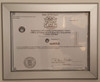 Business license frame MI Compliance Sign