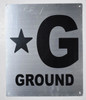 Star G Floor Number BUILDING SIGN