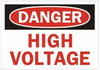 Danger HIGH Voltage  Sign