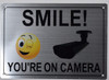 Smile You are ON Camera BUILDING SIGN Smile You are ON Camera BUILDING SIGN