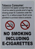 Tobacco Consumer Notice Signfor Retail