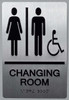 Changing Room ACCESSIBLE Sign-Tactile Signs