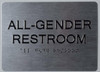All Gender Restroom Sign-Tactile Signs All Gender Restroom Sign-Tactile Signs