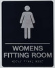 WomenS Fitting Room ACCESSIBLE with Symbol Braille Sign-Tactile Signs - WomenS Fitting Room ACCESSIBLE with Symbol Braille Sign-Tactile Signs -