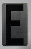 House Number Letter/Apartment Number Letter- Letter E