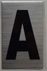 House Number Letter/Apartment Number Letter- Letter A Signage House Number Letter/Apartment Number Letter- Letter A Signage