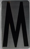 House Number Letter Sign/Apartment Number Letter Sign- Letter M House Number Letter Sign/Apartment Number Letter Sign- Letter M