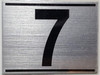 APARTMENT NUMBER SEVEN Signage APARTMENT NUMBER SEVEN Signage