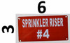 SIGN Sprinkler Riser #4