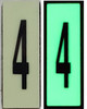 PHOTOLUMINESCENT DOOR NUMBER 4 HPD SIGN HEAVY DUTY / GLOW IN THE DARK "DOOR NUMBER FOUR" HPD SIGN HEAVY DUTY PHOTOLUMINESCENT DOOR NUMBER 4 HPD SIGN HEAVY DUTY / GLOW IN THE DARK "DOOR NUMBER FOUR" HPD SIGN HEAVY DUTY