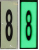 PHOTOLUMINESCENT DOOR NUMBER 8 HPD SIGN  HEAVY DUTY / GLOW IN THE DARK "DOOR NUMBER" HPD SIGN HEAVY DUTY PHOTOLUMINESCENT DOOR NUMBER 8 HPD SIGN  HEAVY DUTY / GLOW IN THE DARK "DOOR NUMBER" HPD SIGN HEAVY DUTY