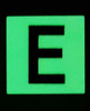 Glow in dark Number E HPD SIGN The Liberty Line Glow in dark Number E HPD SIGN The Liberty Line