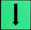 PHOTOLUMINESCENT DOWN ARROW SIGNAGE The Liberty Line PHOTOLUMINESCENT DOWN ARROW SIGNAGE The Liberty Line