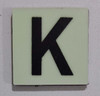 Glow in dark Number K SIGNAGE The Liberty Line Glow in dark Number K SIGNAGE The Liberty Line