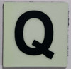Glow in dark Number Q HPD SIGN The Liberty Line