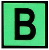 PHOTOLUMINESCENT DOOR NUMBER B HPD SIGN PHOTOLUMINESCENT DOOR NUMBER B HPD SIGN