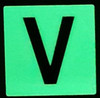 PHOTOLUMINESCENT DOOR NUMBER V SIGNAGE PHOTOLUMINESCENT DOOR NUMBER V SIGNAGE