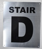 FLOOR NUMBER SignSTAIR D SIGN FLOOR NUMBER SignSTAIR D SIGN