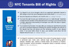 NYC TENANTS BILL OF RIGHTS NYC TENANTS BILL OF RIGHTS