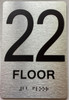 22th floor HPD SIGN with Raised letters/Image & Grade 2 Braille - Includes Red Adhesive pad for Easy Installation 22th floor HPD SIGN with Raised letters/Image & Grade 2 Braille - Includes Red Adhesive pad for Easy Installation