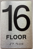 16th floor HPD SIGN with Raised letters/Image & Grade 2 Braille - Includes Red Adhesive pad for Easy Installation 16th floor HPD SIGN with Raised letters/Image & Grade 2 Braille - Includes Red Adhesive pad for Easy Installation
