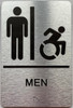 Men / Women Restroom BUILDING SIGNwith Raised letters/Image & Grade 2 Braille - Includes Red Adhesive pad for Easy Installation Men / Women Restroom BUILDING SIGNwith Raised letters/Image & Grade 2 Braille - Includes Red Adhesive pad for Easy Installation
