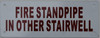 FIRE Standpipe in Other STAIRWELL Hpd Sign
