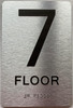 Floor number SAFETY SIGNwith Raised letters/Image & Grade 2 Braille - Includes Red Adhesive pad for Easy Installation Floor number SAFETY SIGNwith Raised letters/Image & Grade 2 Braille - Includes Red Adhesive pad for Easy Installation