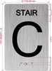 Floor number BUILDING SIGNwith Raised letters/Image & Grade 2 Braille - Includes Red Adhesive pad for Easy Installation Floor number BUILDING SIGNwith Raised letters/Image & Grade 2 Braille - Includes Red Adhesive pad for Easy Installation