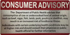 RESTURANT CONSUMER ADVISORY NOTICE ABOUT CONSUMPTION OF RAW FOOD HPD SIGN RESTURANT CONSUMER ADVISORY NOTICE ABOUT CONSUMPTION OF RAW FOOD HPD SIGN