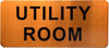 UTILITY ROOM DOB SIGN