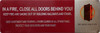 fdny - In a fire close all door behind you hpd SIGNAGE fdny - In a fire close all door behind you hpd SIGNAGE