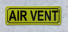 Air vent yellow SignGas air vent HPD SIGN Air vent yellow SignGas air vent HPD SIGN
