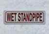 Standpipe shut-off valve SAFETY SIGN Standpipe shut-off valve SAFETY SIGN