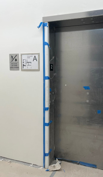 Evacuation plane frame Evacuation plane frame