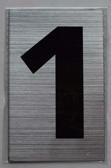 Apartment Number Sign- one Apartment Number Sign- one