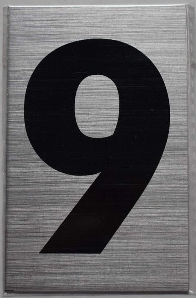 Apartment Number SignNine Apartment Number SignNine
