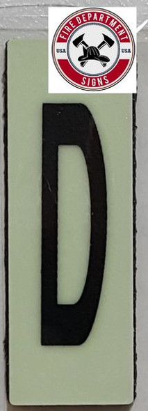 PHOTOLUMINESCENT DOOR NUMBER D SIGNAGE HEAVY DUTY / GLOW IN THE DARK "DOOR NUMBER" SIGNAGE HEAVY DUTY PHOTOLUMINESCENT DOOR NUMBER D SIGNAGE HEAVY DUTY / GLOW IN THE DARK "DOOR NUMBER" SIGNAGE HEAVY DUTY