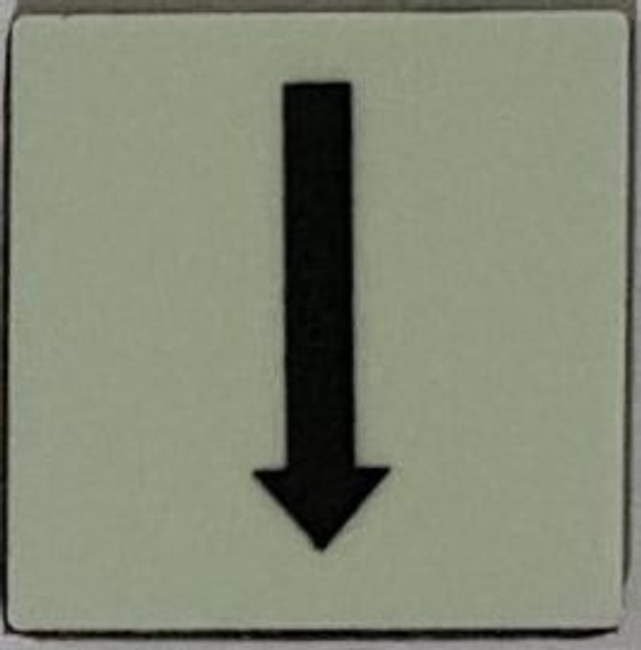 PHOTOLUMINESCENT DOWN ARROW SIGN The Liberty Line PHOTOLUMINESCENT DOWN ARROW SIGN The Liberty Line