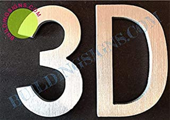 Apartment Number 3D SIGNAGE Apartment Number 3D SIGNAGE