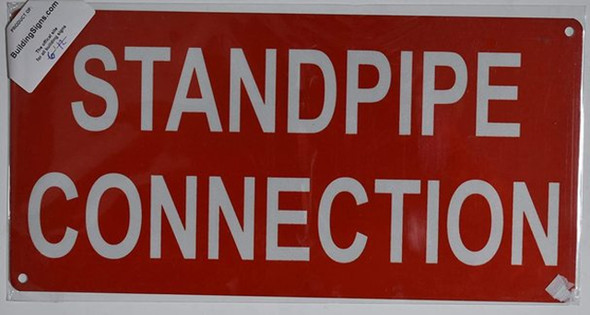 Standpipe Connection Sign Standpipe Connection Sign