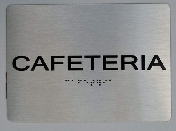 Cafeteria Sign-Tactile Signs Cafeteria Sign-Tactile Signs