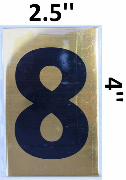 Apartment number SIGNAGE 8 Apartment number SIGNAGE 8