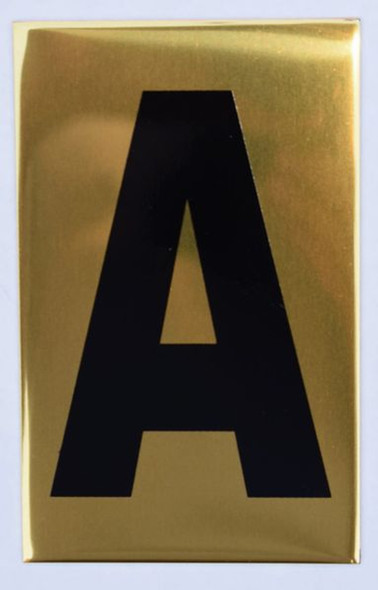 Apartment number sign A Apartment number sign A