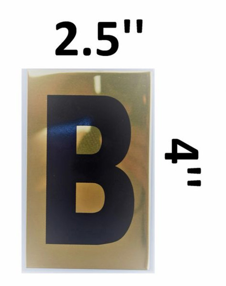 Apartment number SIGNAGE B Apartment number SIGNAGE B