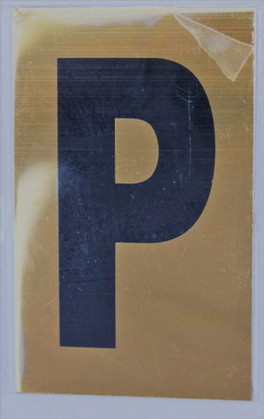 Apartment number sign P Apartment number sign P